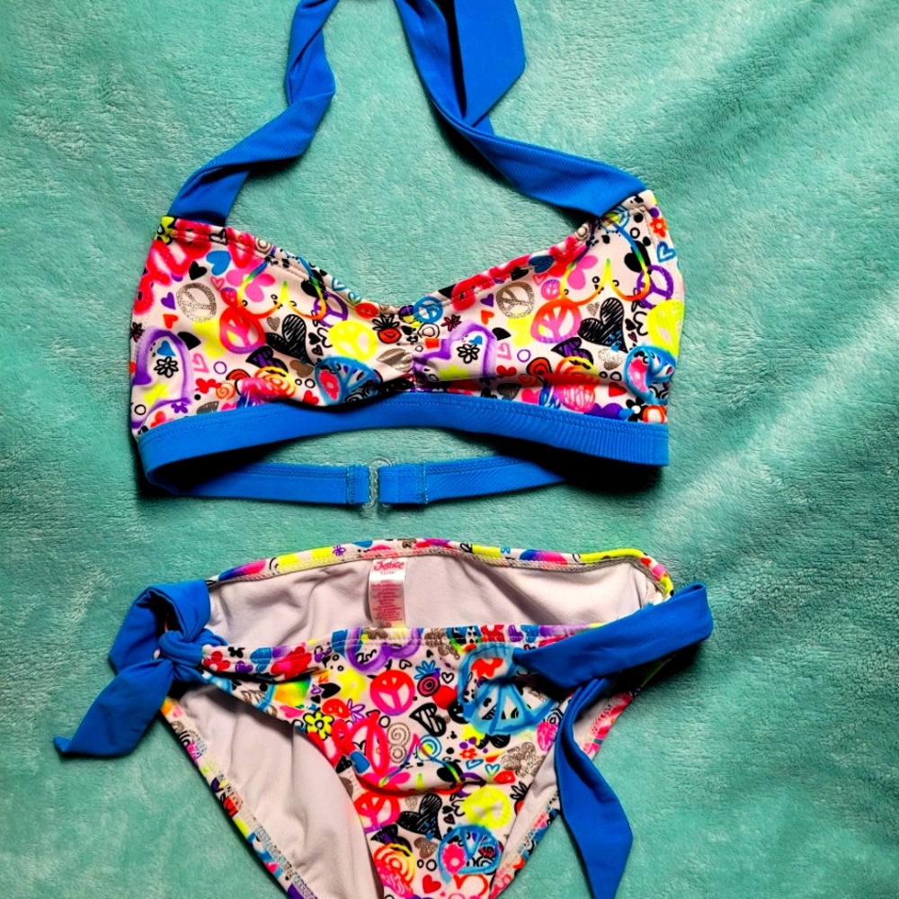 👙❣️JUSTICE Girls size 8 BIKINI 👙